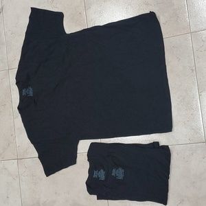 Hanes Most Comfortable Tee 3 T-Shirts Black Men's Large